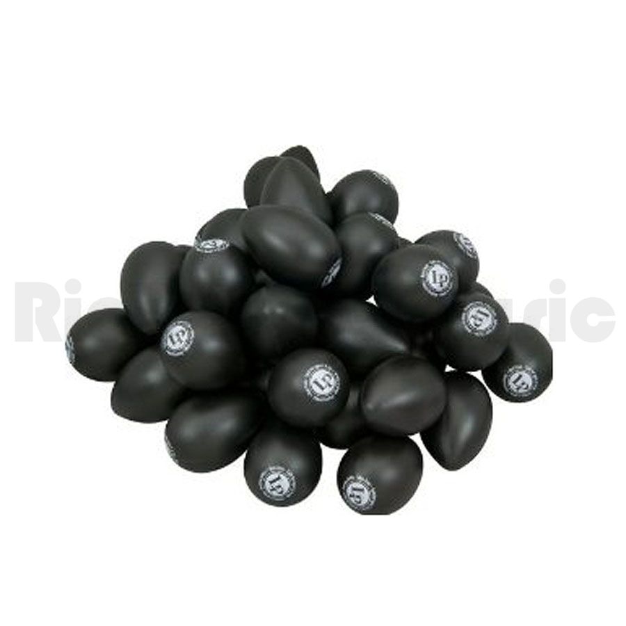 Latin Percussion LP001BK LP Plastic Egg Shakers Black 36 Pieces