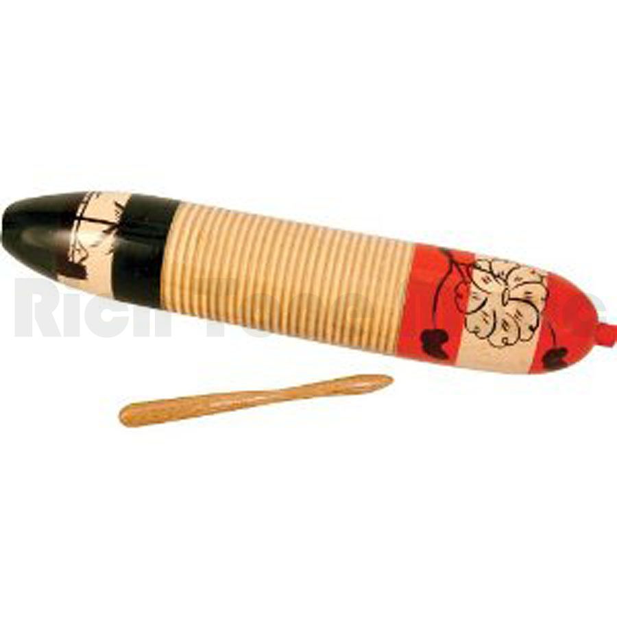 Latin Percussion CP249A CP Fish Style Guiro Rich Tone Music