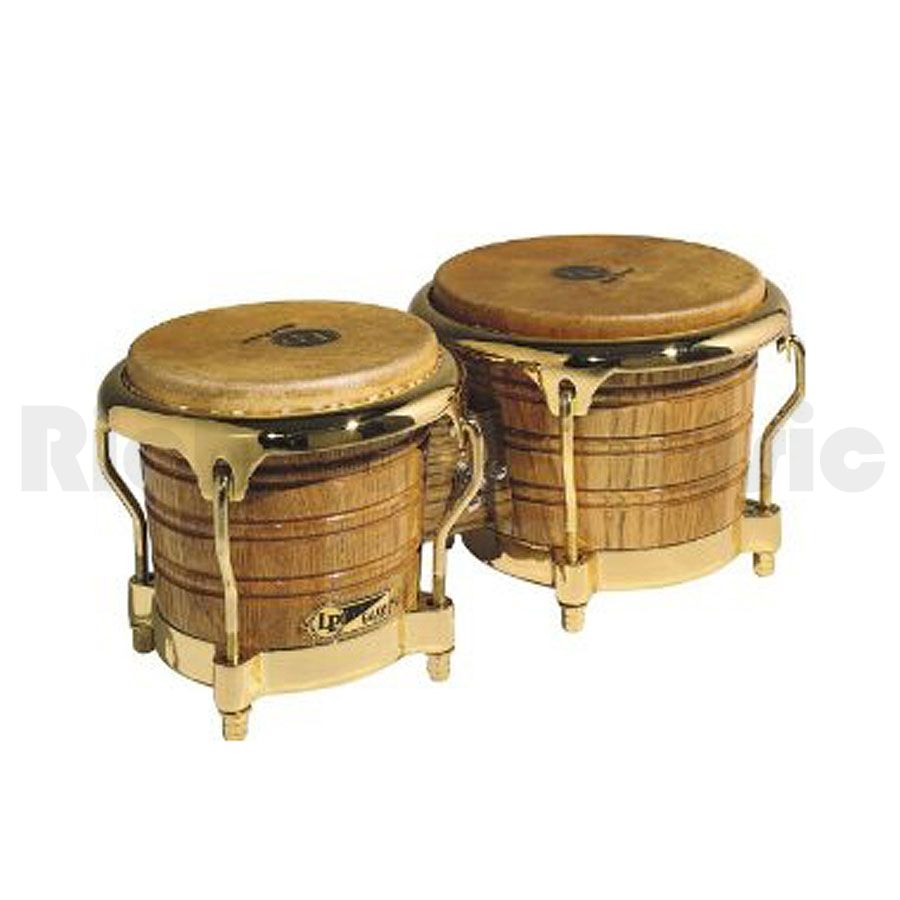 Latin Percussion LP793X Bongos Gold Hardware Rich Tone Music