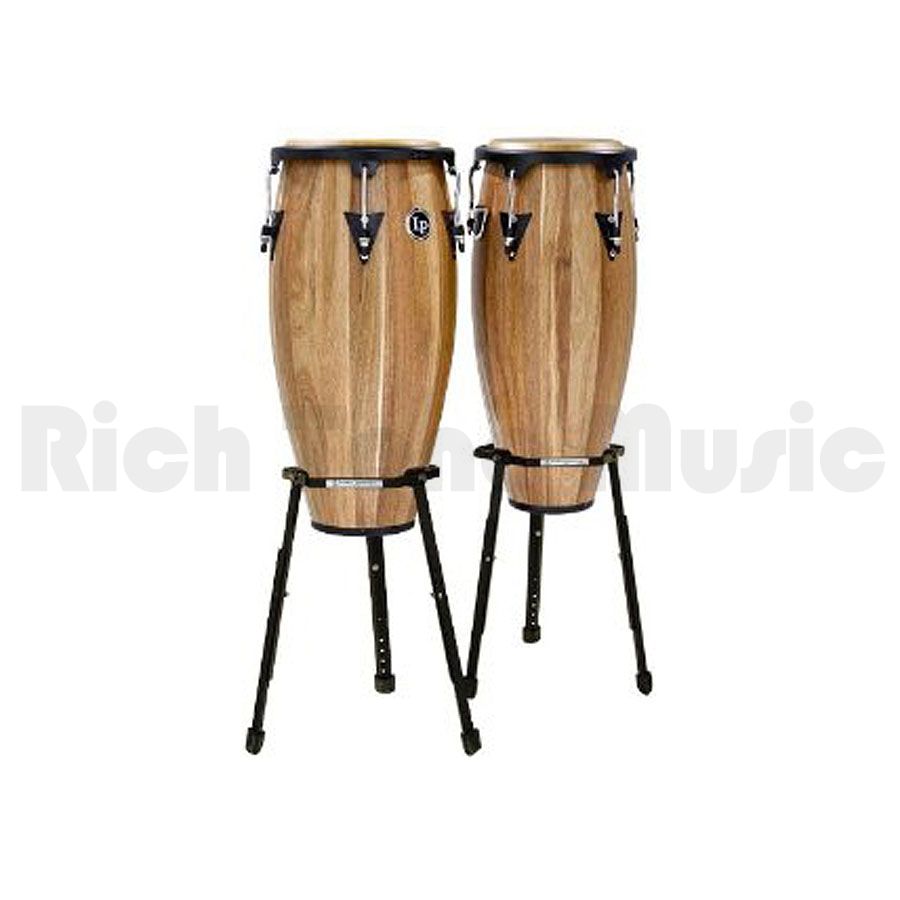 Latin Percussion LPA646BSW 10/11 Conga set Basket Stands Rich Tone