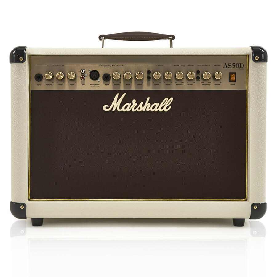 Marshall AS50D 50w Acoustic Amp Cream Ltd Ed Rich Tone Music