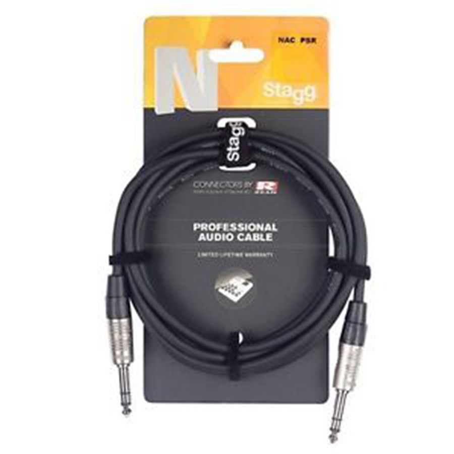 Stagg NSeries Audio Cable Stereo Phone Plug / Stereo Phone Plug