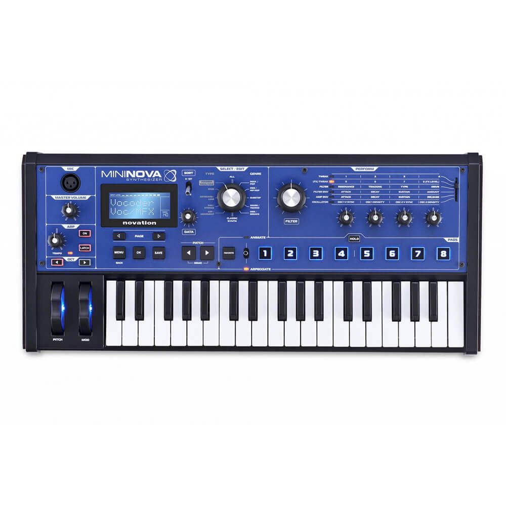 Novation MiniNova 37Key Synthesiser Keyboard Rich Tone Music