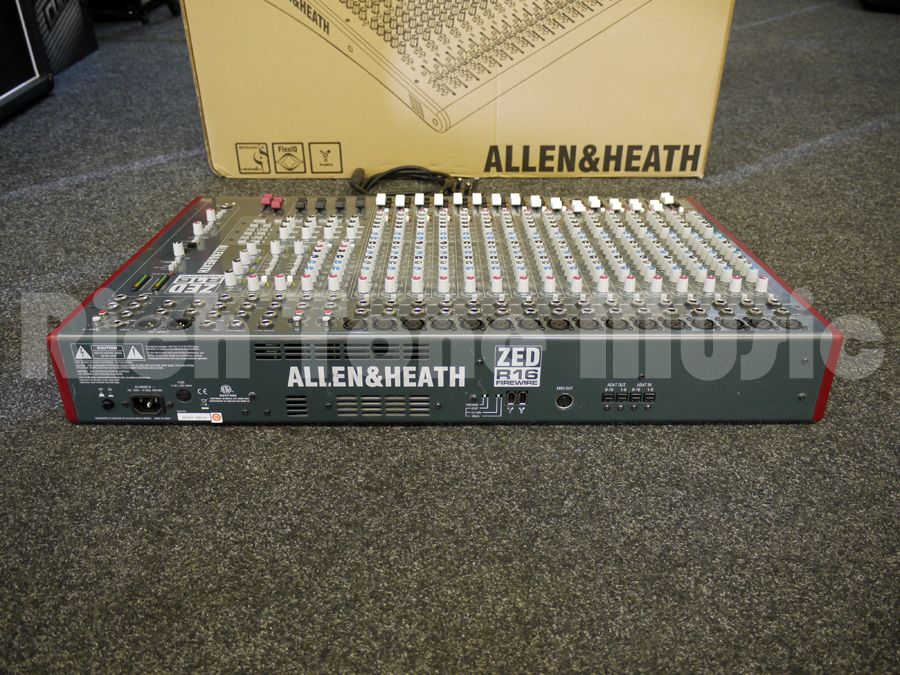 Allen and Heath ZED R16 Firewire Mixer with Box 2nd Hand Rich Tone