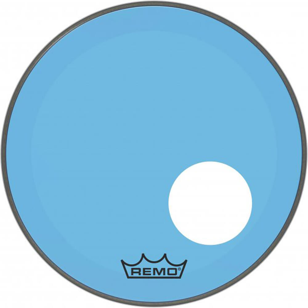 Remo P3-1318-CT-BUOH Powerstroke P3 Farbetone Blau Drum Head, 18 Remo P3-1318-CT-BUOH Powerstroke P3 Farbetone Blau Drum Head, 18