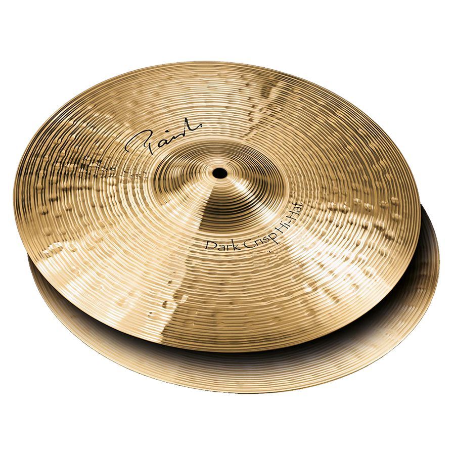 Paiste 13″ Signature Dark Crisp HiHat Cymbals Rich Tone Music