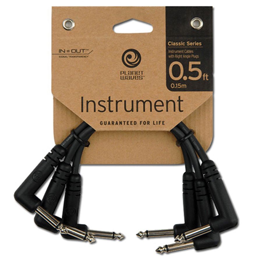 Waves PWCGTP305 Classic Series Patch Cables 3Pack Rich Tone