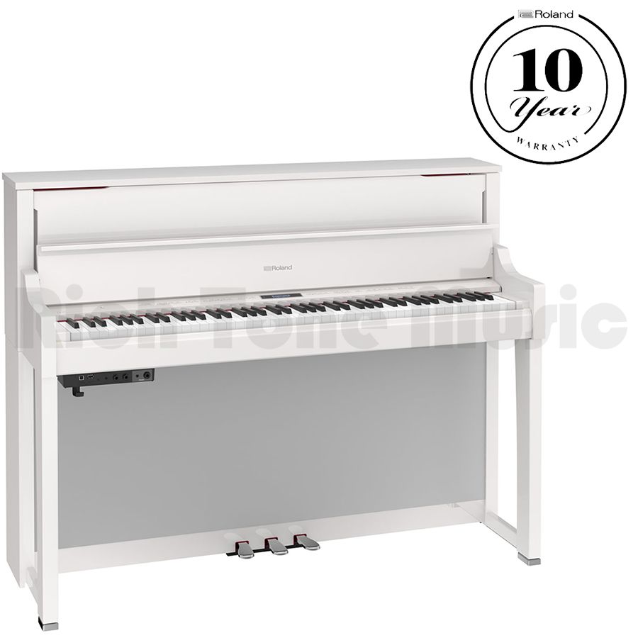 Roland LX17 Digital Piano Polished White Rich Tone Music