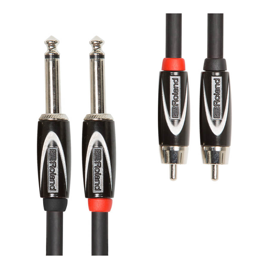 Roland 5ft/1.5m CableDual RCA1/4in Rich Tone Music