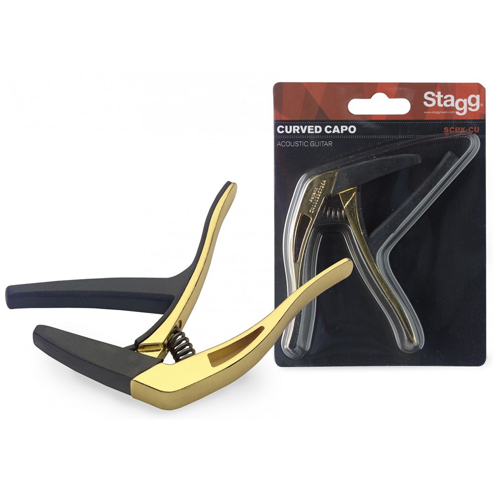 DUNLOP CP 84FG Trigger Capo flat Akustik Gitarre in Gold