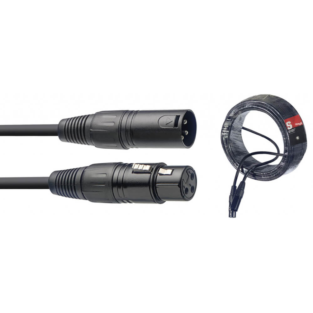 Stagg SDX153 DMX Cable 3Pin XLR/XLR 15m Length Rich Tone Music