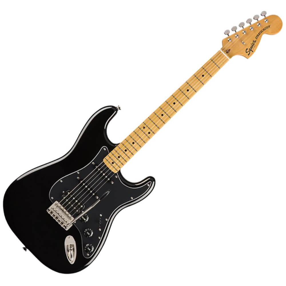 Squier Classic Vibe 70s Stratocaster HSS - MN - Black | Rich Tone Music