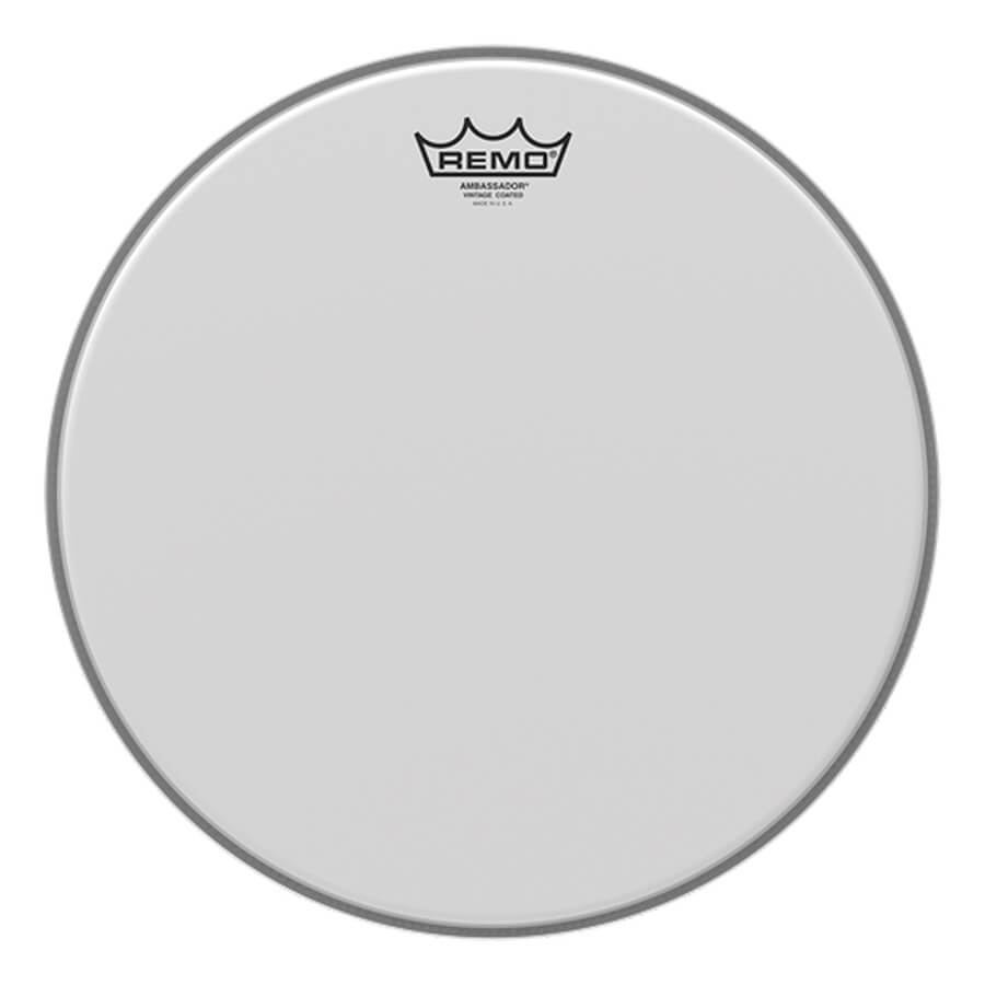 Remo VA-0114-00 Ambassador Vintage Coated Drum Head, 14