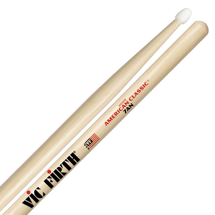 Vic Firth American Classic 7A Nylon Tip Drum Sticks 12 Pairs Rich