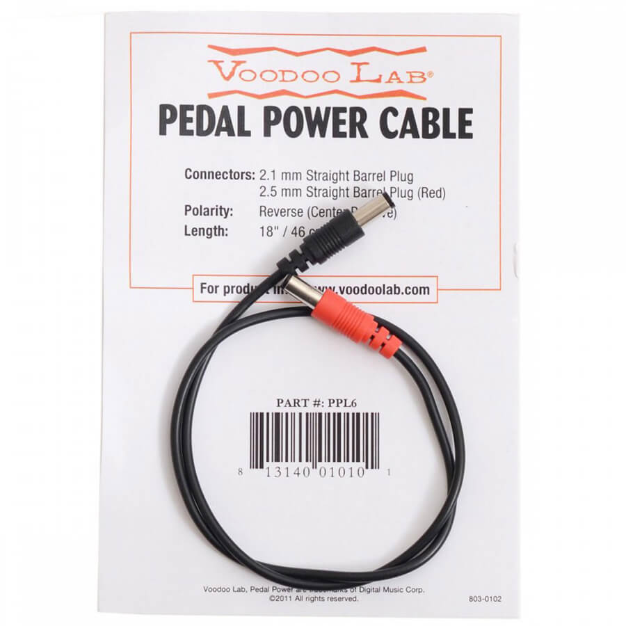 Voodoo Labs Power Cable PPL6 Rich Tone Music
