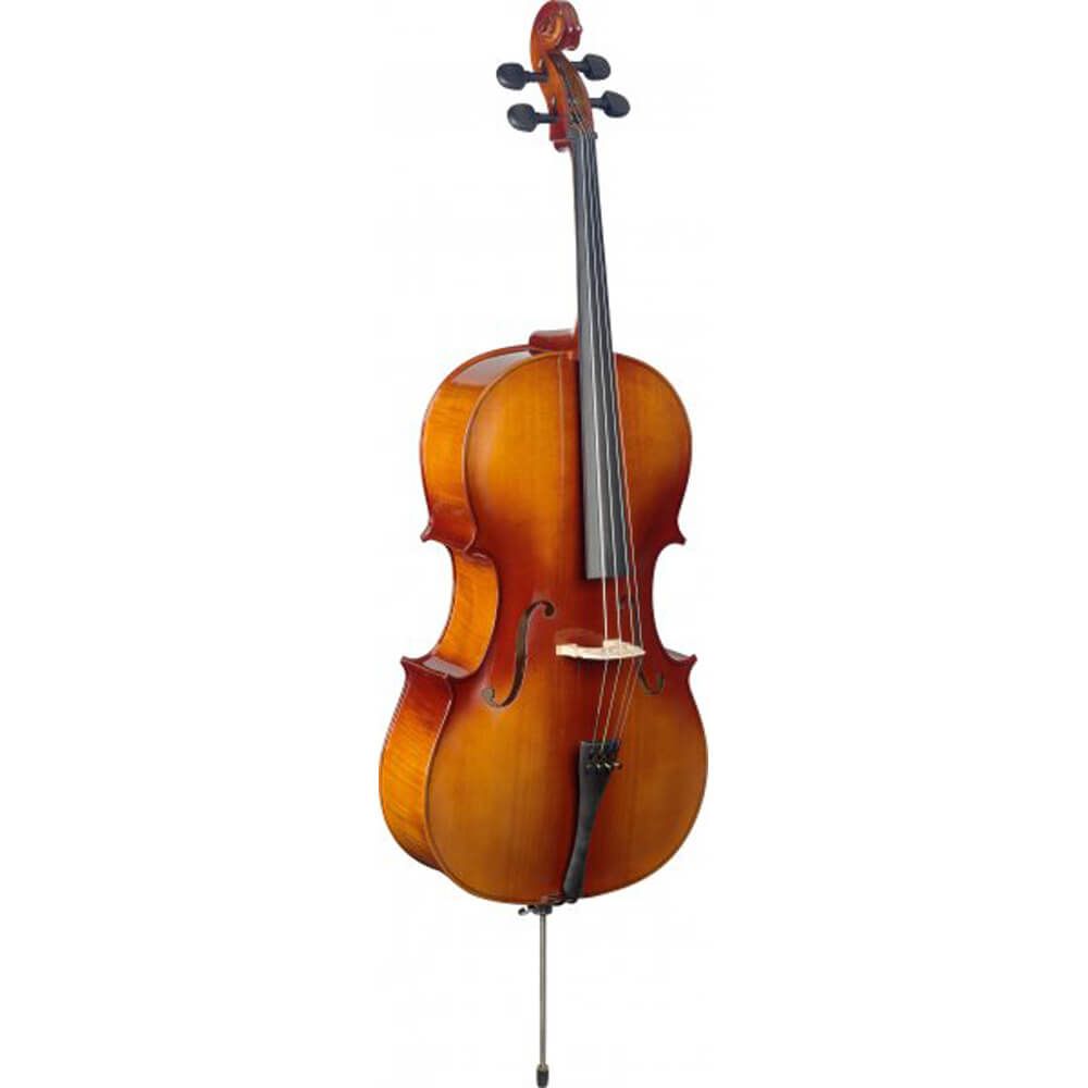 stagg-vnc-3-4-l-3-4-size-laminated-maple-cello-w-soft-case-rich-tone