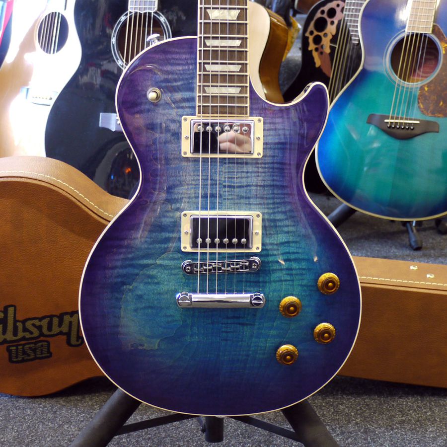 Gibson USA Les Paul Standard T 2017 - Blueberry Burst w/ Hard Case - Ex ...