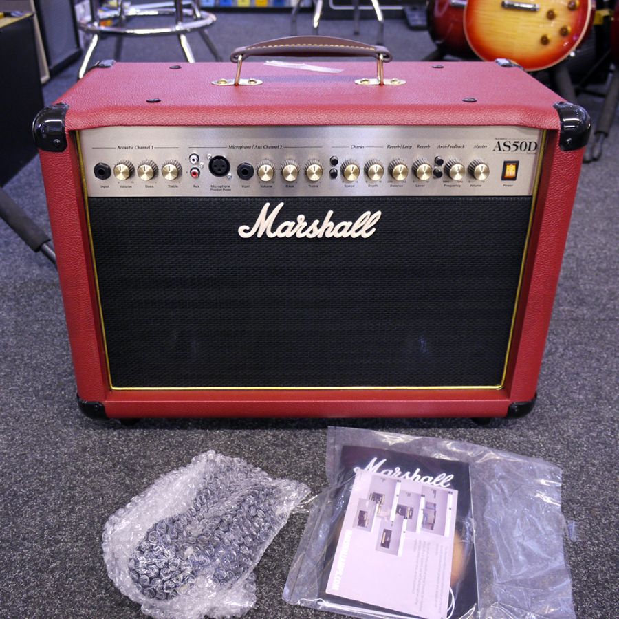 Marshall AS50D Acoustic Amp Red Ex Demo Rich Tone Music
