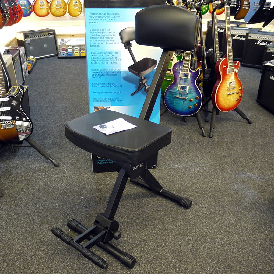 Quiklok DX749 Musicians Stool w/ Box Ex Demo Rich Tone Music