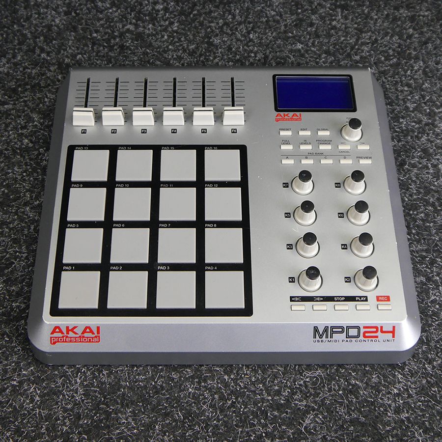 Akai MPD24 MIDI USB Pad Controller 2nd Hand Rich Tone Music