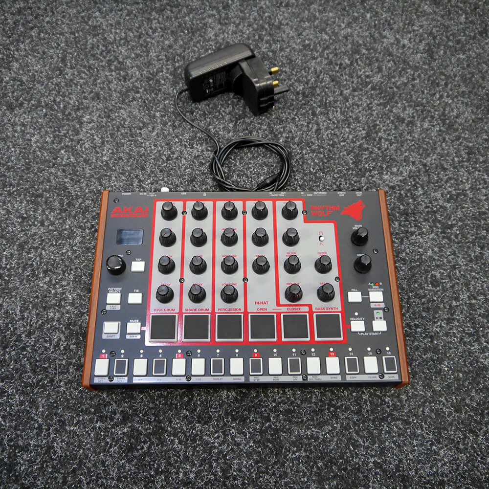 AKAI Rhythm Wolf Analogue Drum Machine 2nd Hand Rich Tone Music