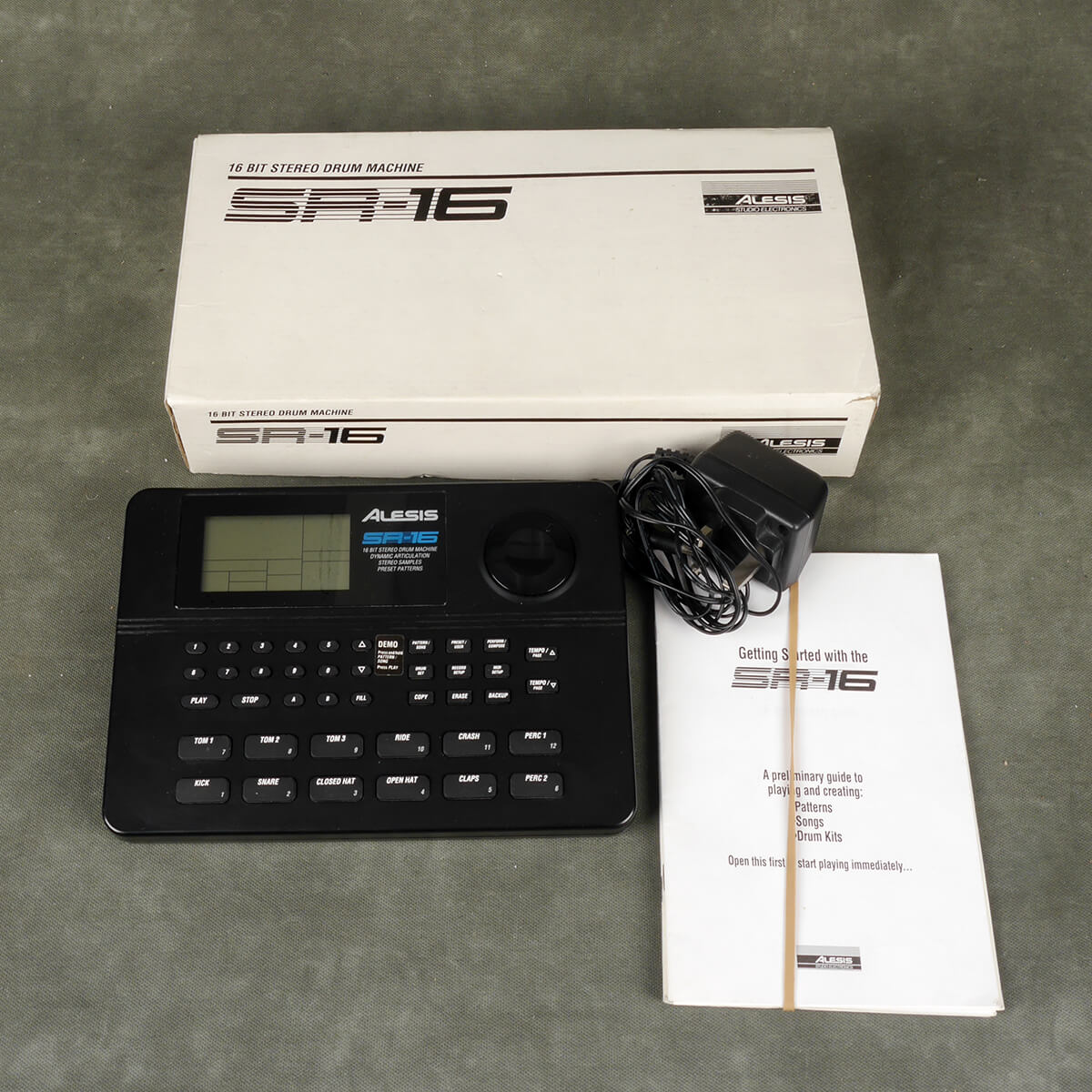Alesis SR16 Drum Machine w/Box & PSU 2nd Hand Rich Tone Music