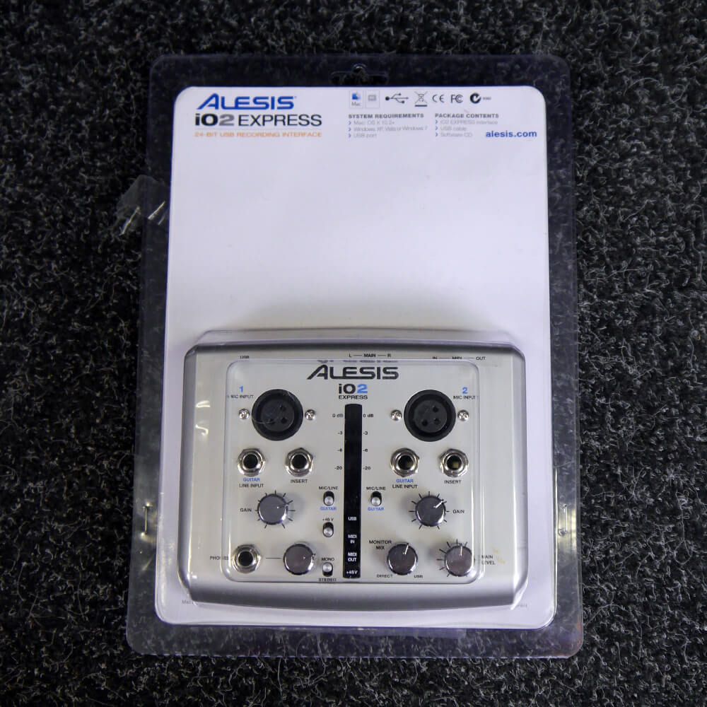 Alesis iO2 Express USB Audio Interface w/Box 2nd Hand Rich Tone Music