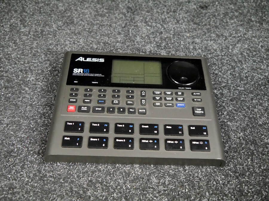 Alesis SR18 Drum Machine w/Box & PSU - 2nd Hand | Rich Tone Music