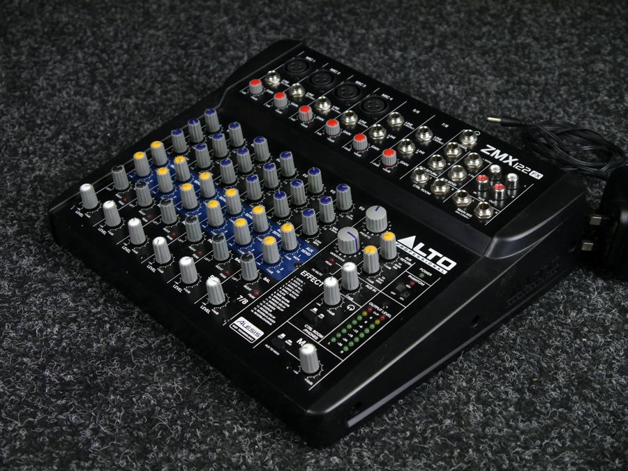 Alto ZMX122FX 8Channel Compact Mixer with Effects 2nd Hand Rich
