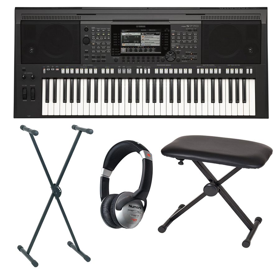 Yamaha PSRS770 Portable Keyboard Package Rich Tone Music