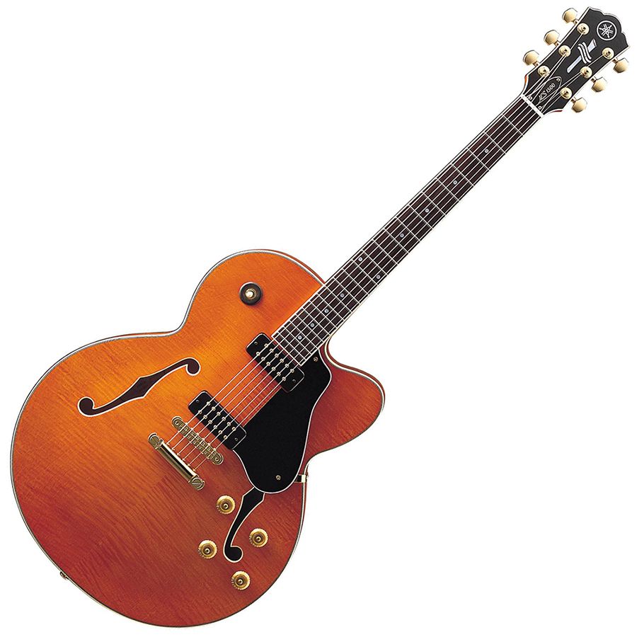 Yamaha AES1500 Hollow Body Electric Guitar - Orange Stain | Rich Tone Music