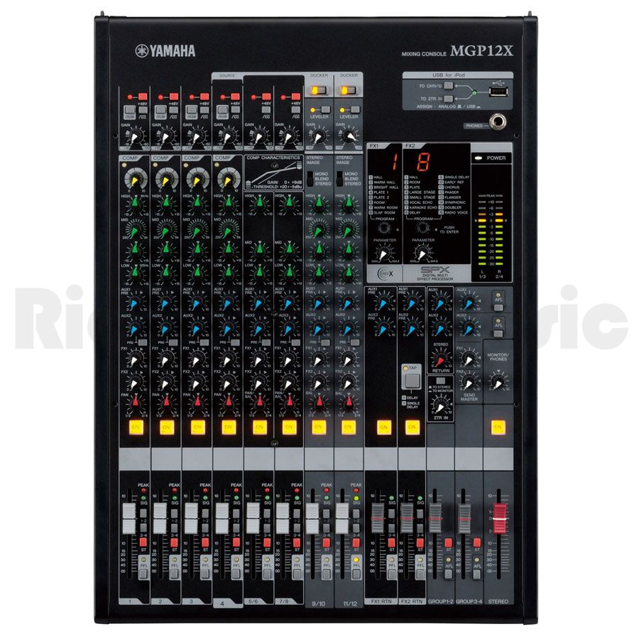 Yamaha MGP12X 12 Channel Mixer Rich Tone Music