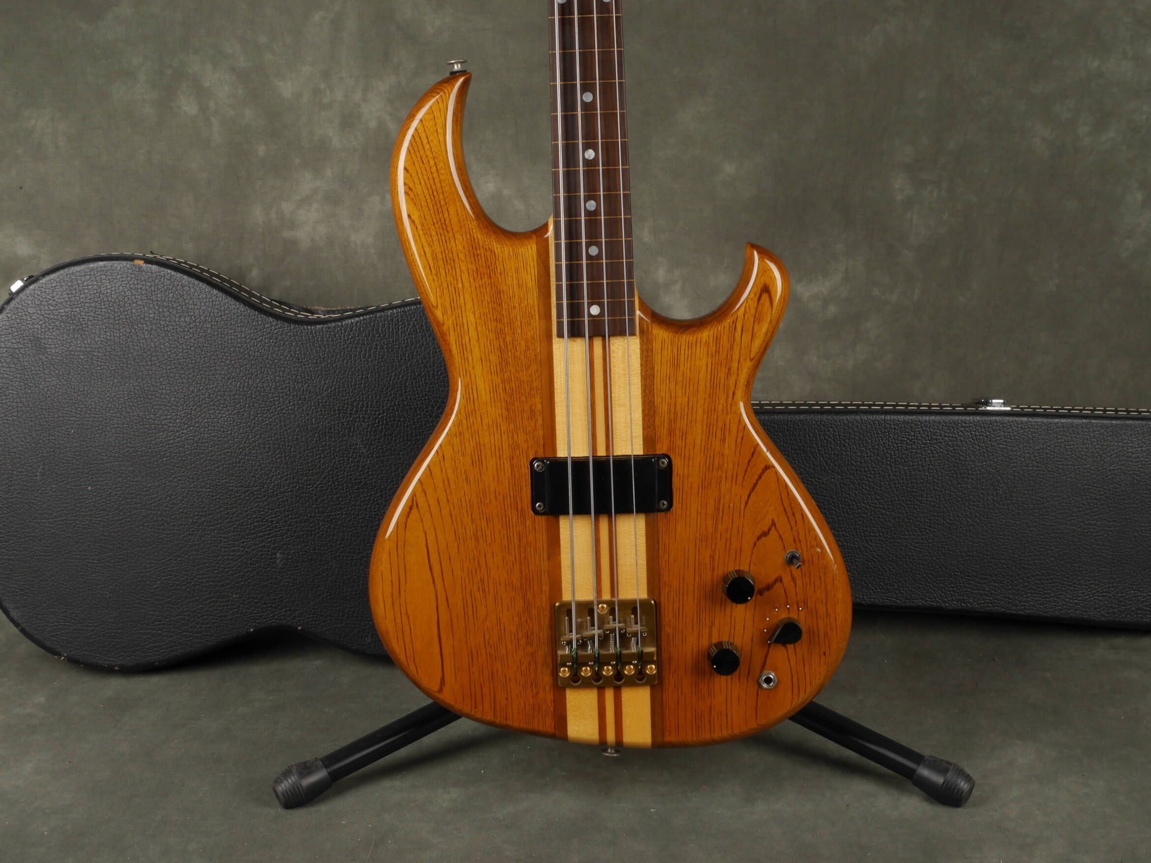 Aria Pro II SB-1000 Fretless Bass Guitar - Natural w/Hard Case - 2nd ...