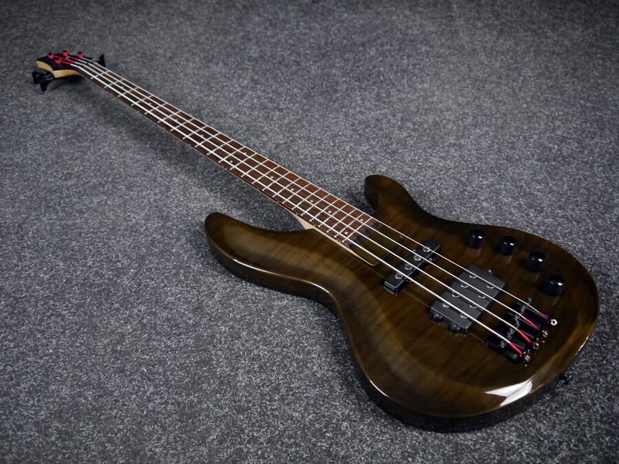 Aria Electric Bass Guitar Trans Brown 2nd Hand Rich Tone Music
