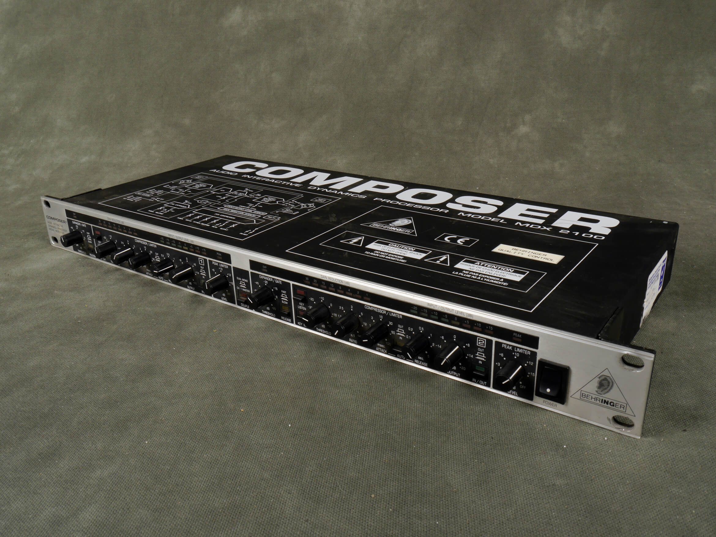 Behringer Composer MDX2100 Compressor/Limiter Rack Unit 2nd Hand