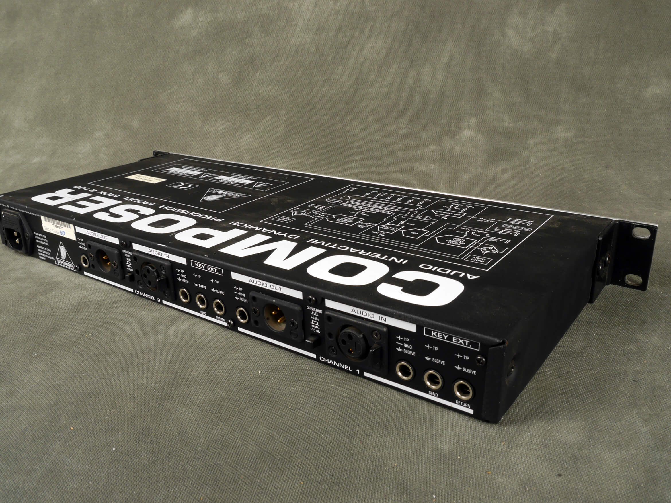 Behringer Composer MDX2100 Compressor/Limiter Rack Unit 2nd Hand