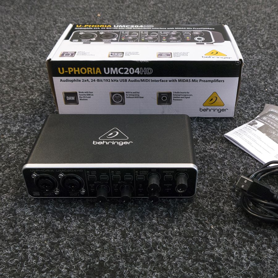 Звуковая карта behringer 204hd - 97 фото