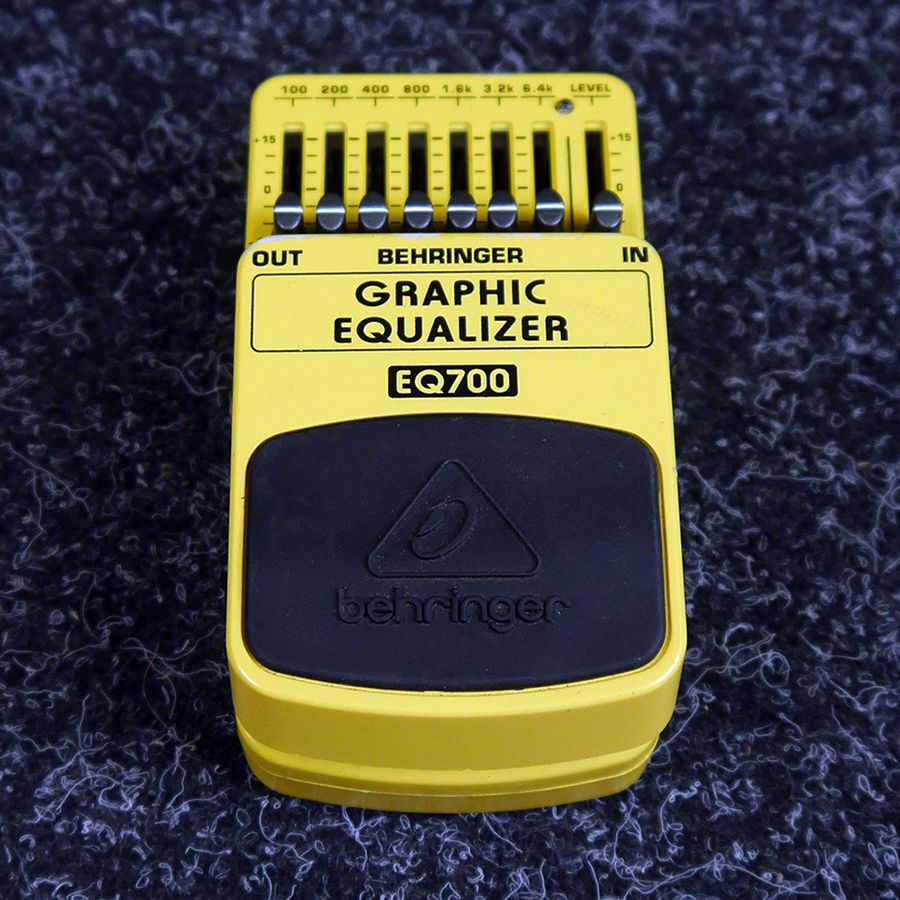 Behringer EQ700 7 Band Graphic Equalizer FX Pedal 2nd Hand Rich