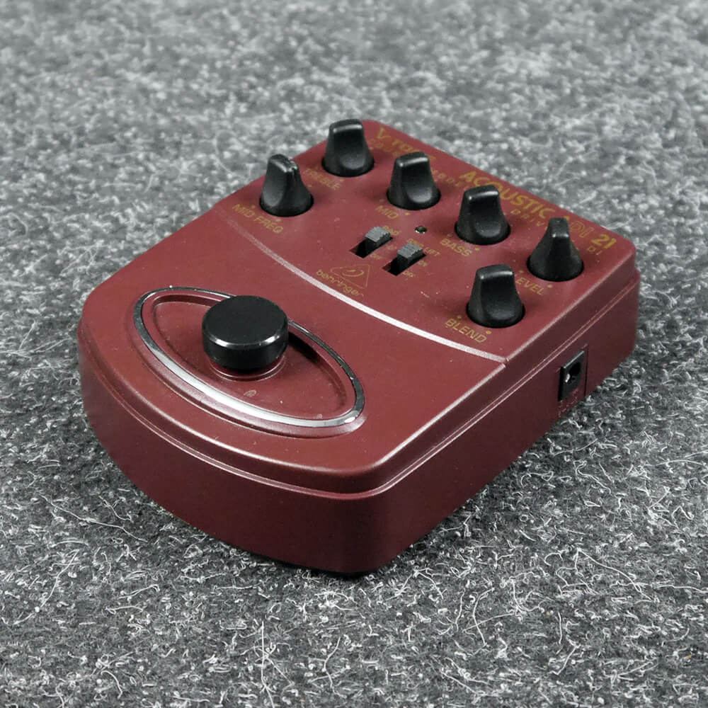 Behringer VTone Acoustic ADI21 Preamp Pedal 2nd Hand Rich Tone Music