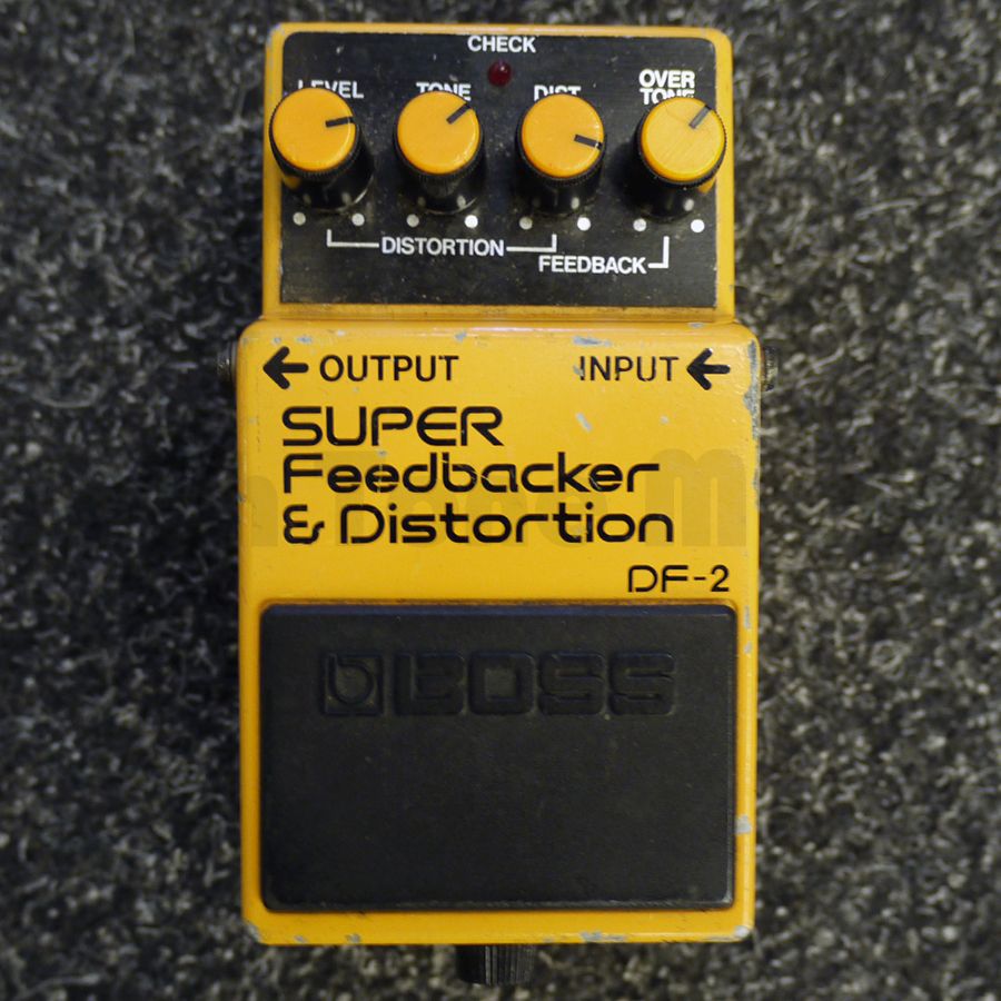 Boss DF2 Super Feedbacker and Distortion FX Pedal 2nd Hand Rich