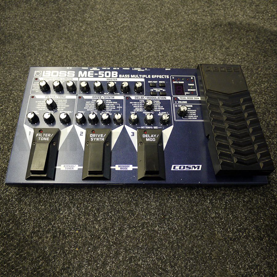 Boss ME50B Bass Multiple Effects Pedal 2nd Hand Rich Tone Music