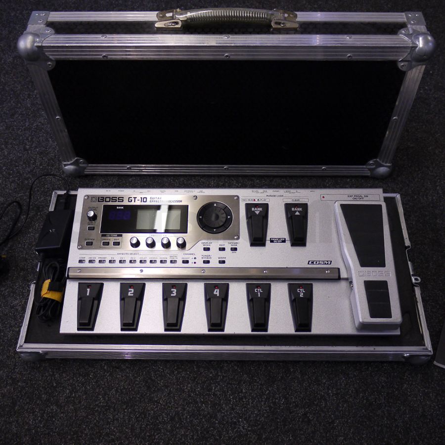 Boss GT10 Guitar Effects Processor w/ Hard Case 2nd Hand Rich Tone