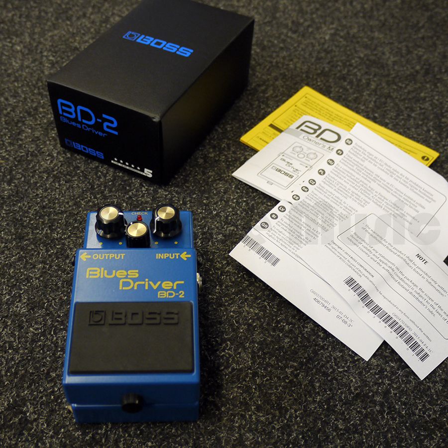 Boss BD2 Blues Driver FX Pedal w/ Box 2nd Hand Rich Tone Music