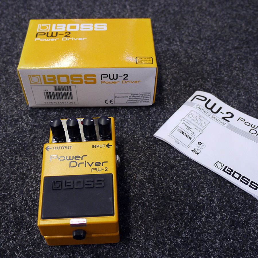 Boss PW2 Power Driver FX Pedal w/ Box 2nd Hand Rich Tone Music