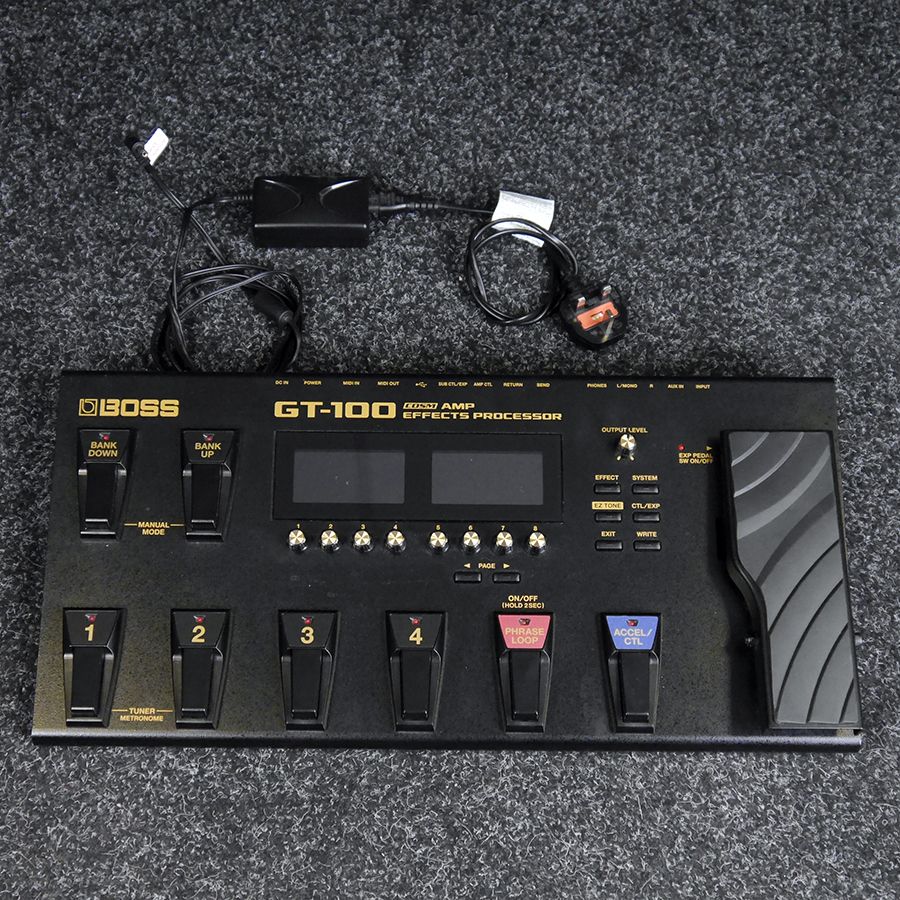 Boss Gt-100 Effects Processor Multi Fx Pedal - 2nd Hand 