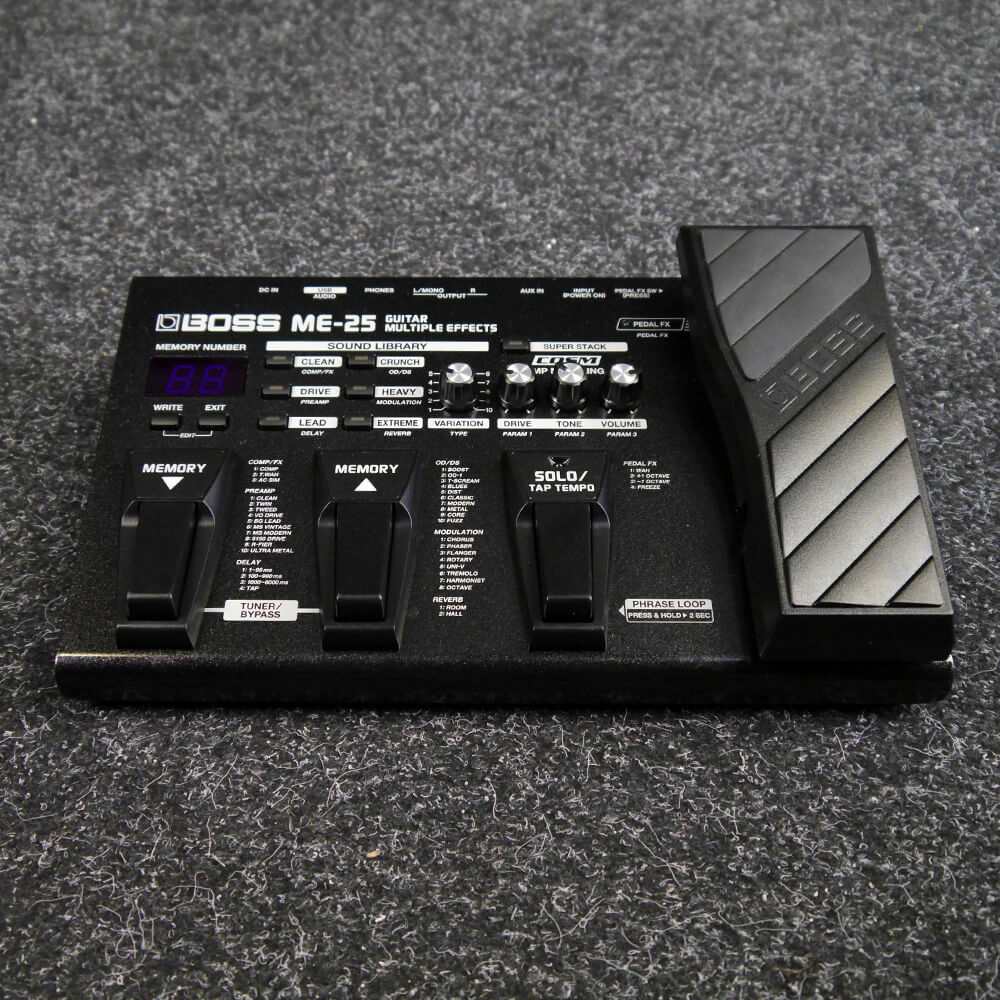 Boss ME25 Guitar Multiple Effects 2nd Hand Rich Tone Music