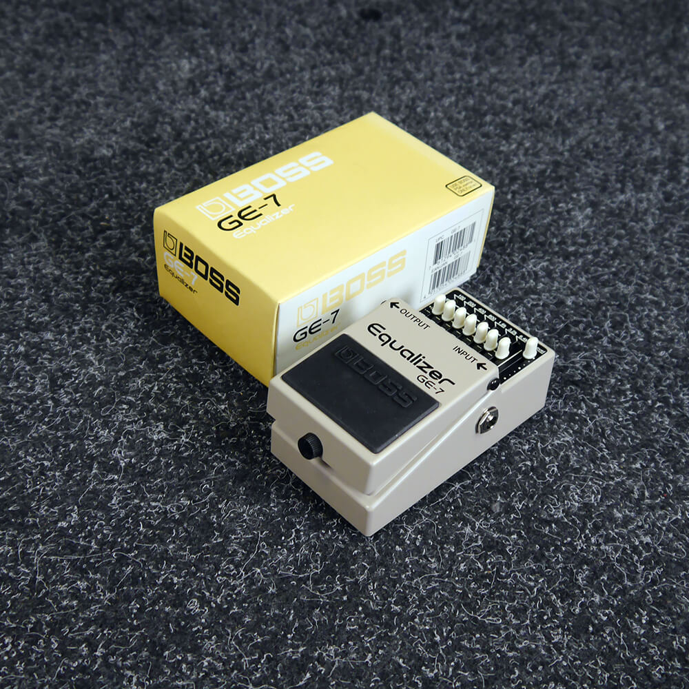 Boss GE7 Equalizer FX Pedal w/Box 2nd Hand Rich Tone Music