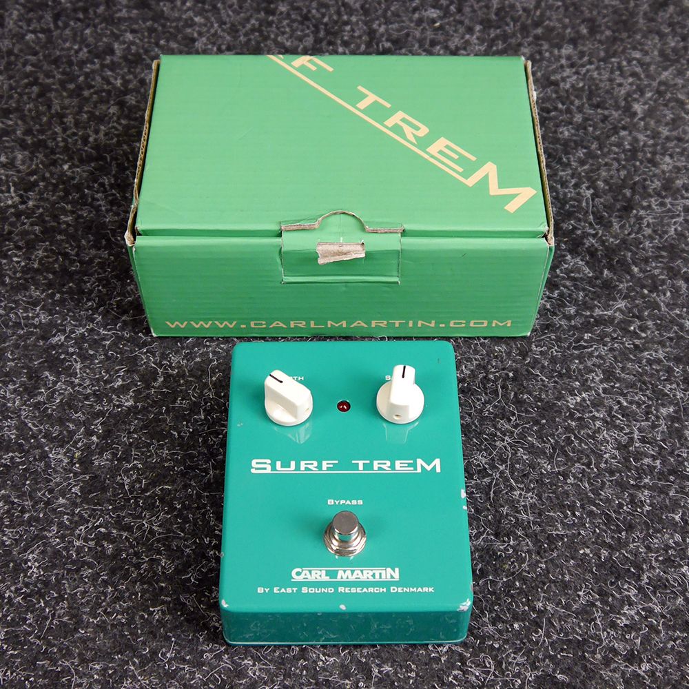 Carl Martin Surf Trem FX Pedal w/ Box 2nd Hand Rich Tone Music