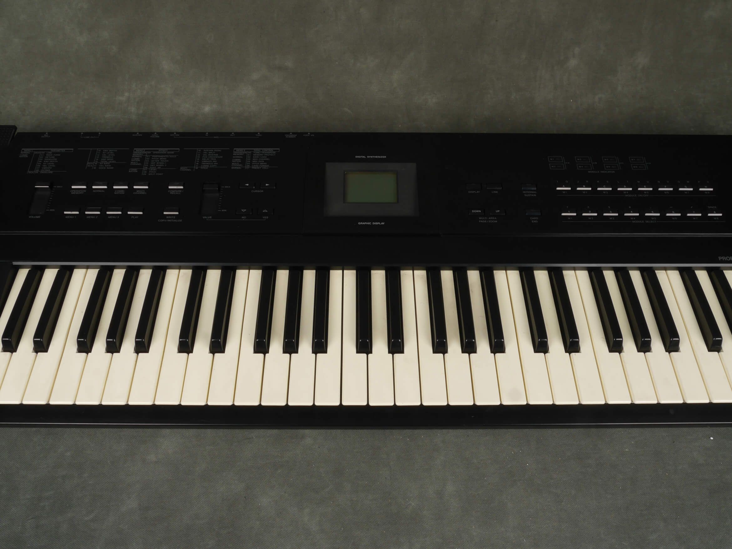 Casio VZ1 Keybaord Synthesizer With VZ1 ROM Card 2nd Hand Rich