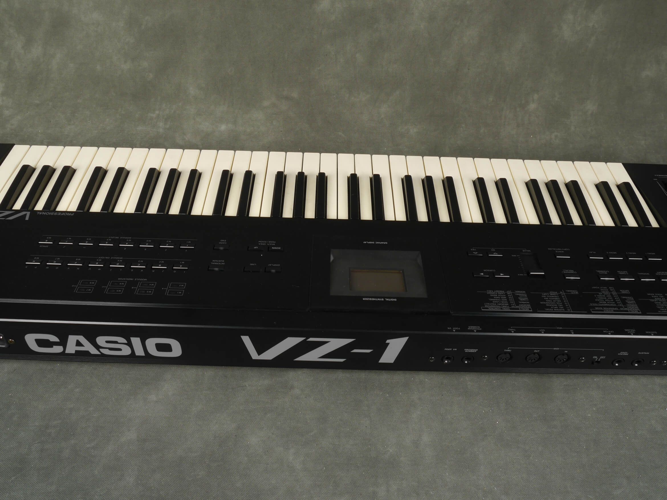 Casio VZ1 Keybaord Synthesizer With VZ1 ROM Card 2nd Hand Rich